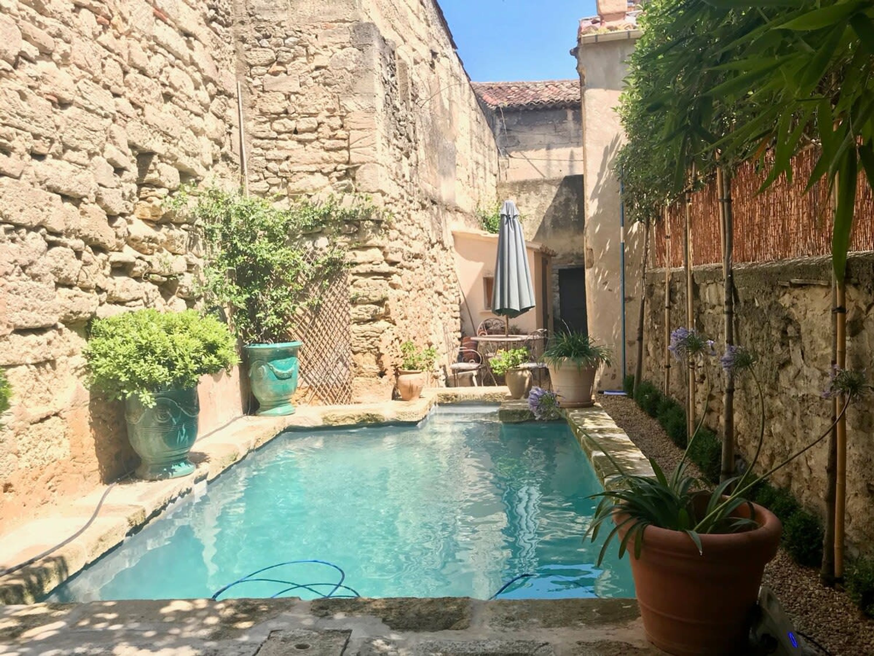 Chez Vous    Uz  s  Heated Pool  Garden  Steps to Place aux Herbes