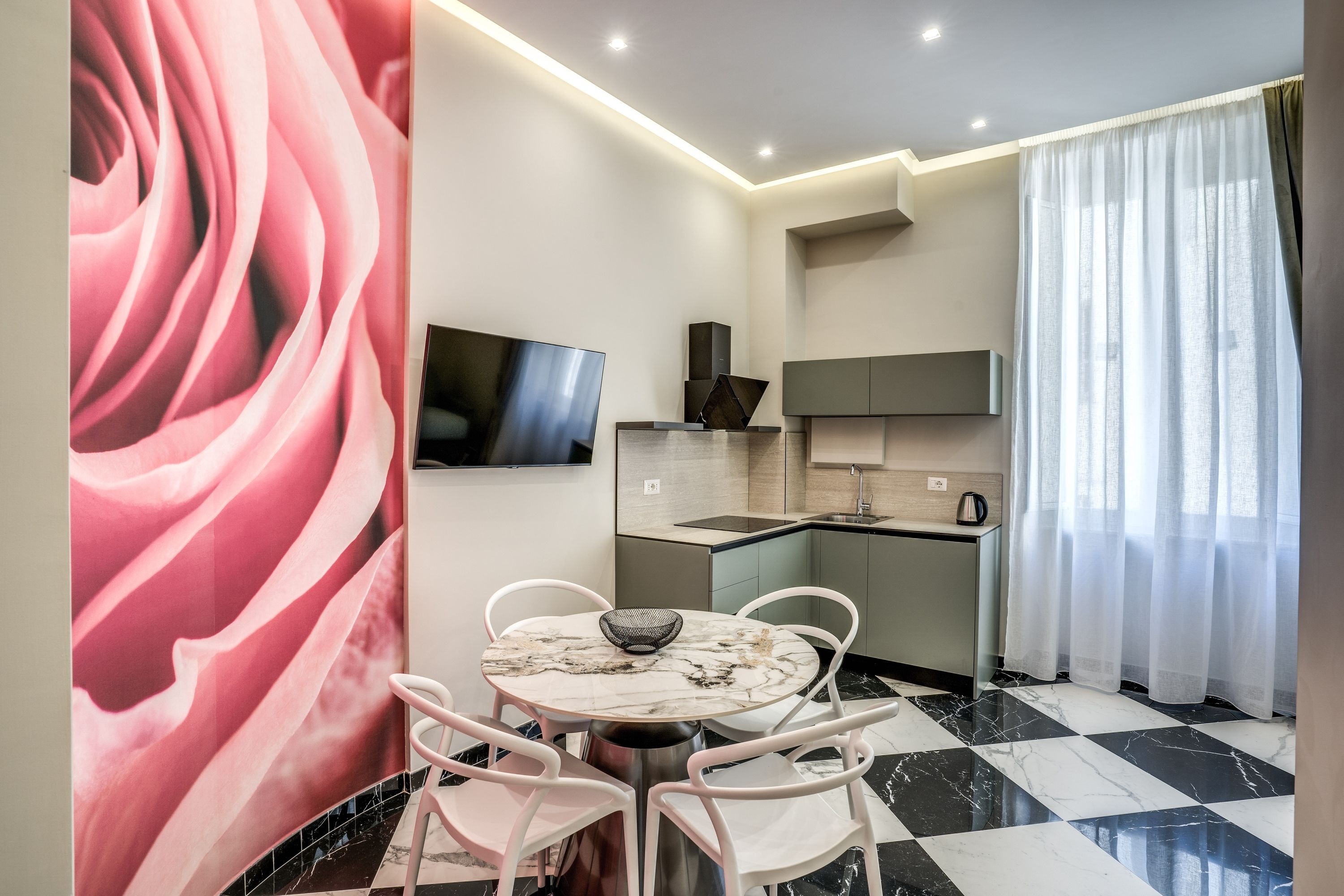 Pink Rose a Napoli con 1 camere da letto e 1 bagni