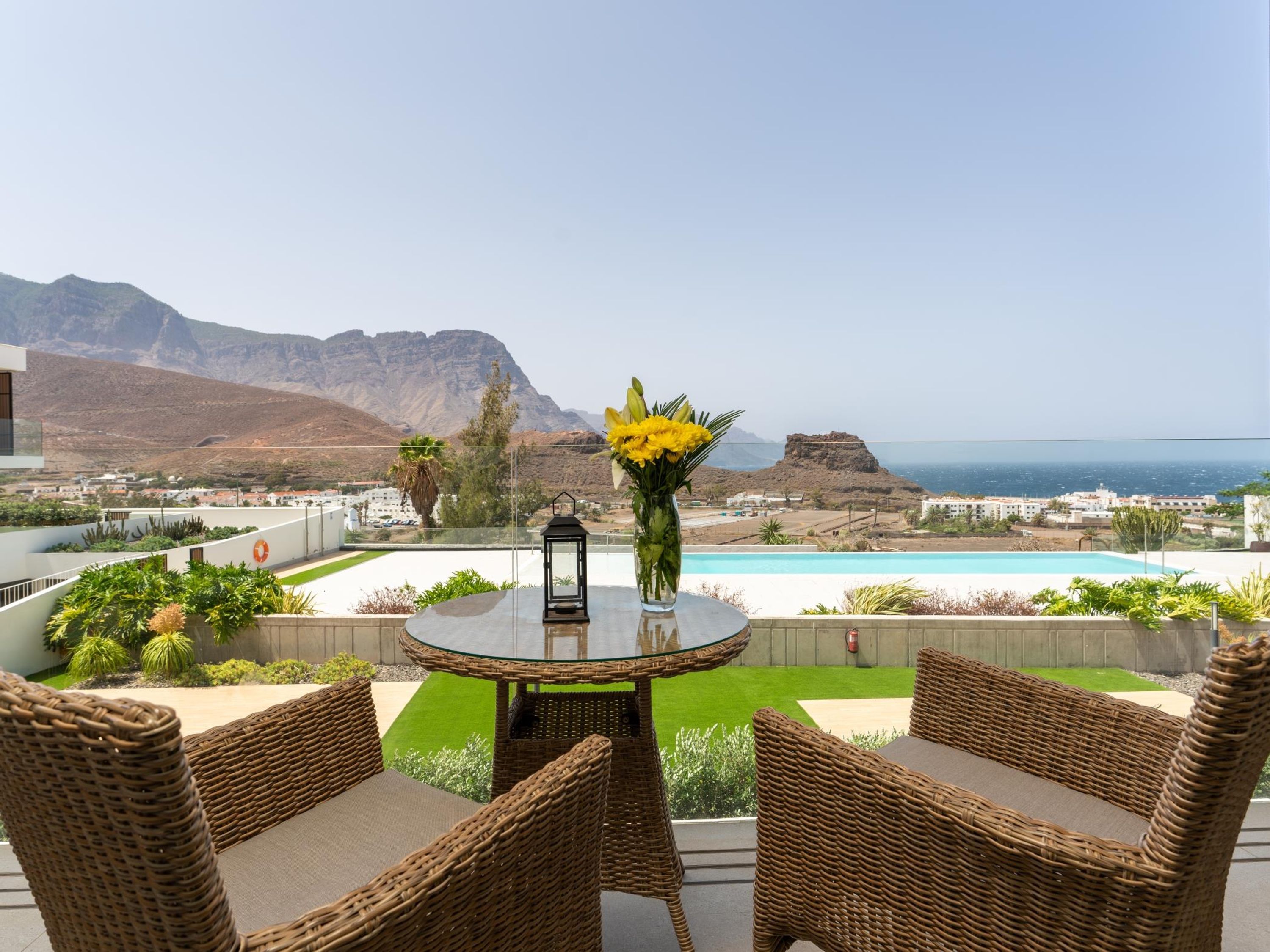 Agaete Sunset: Jacuzzi privado y vistas