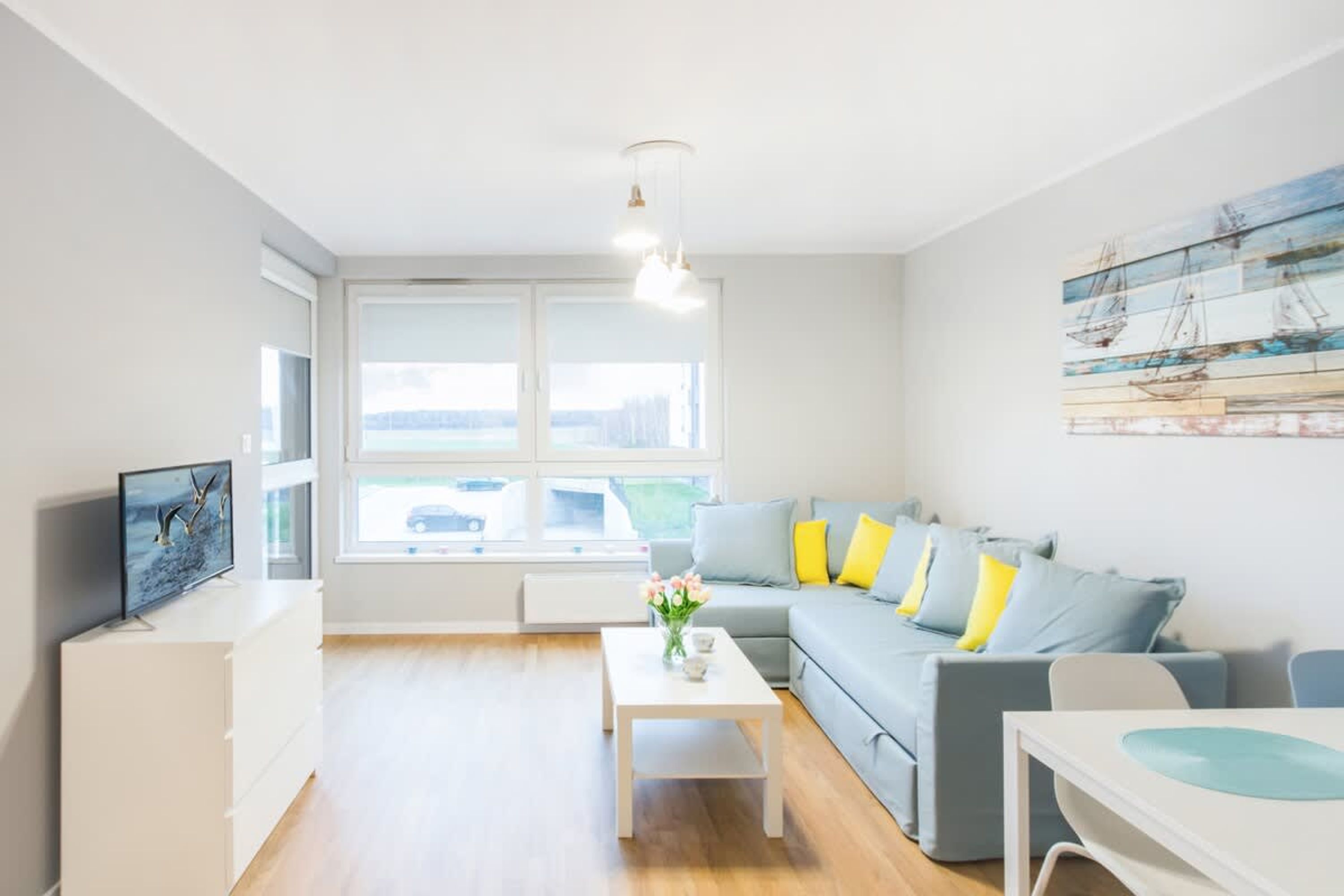Ko  ciuszki 70   Bright Blue Apartment   Parking